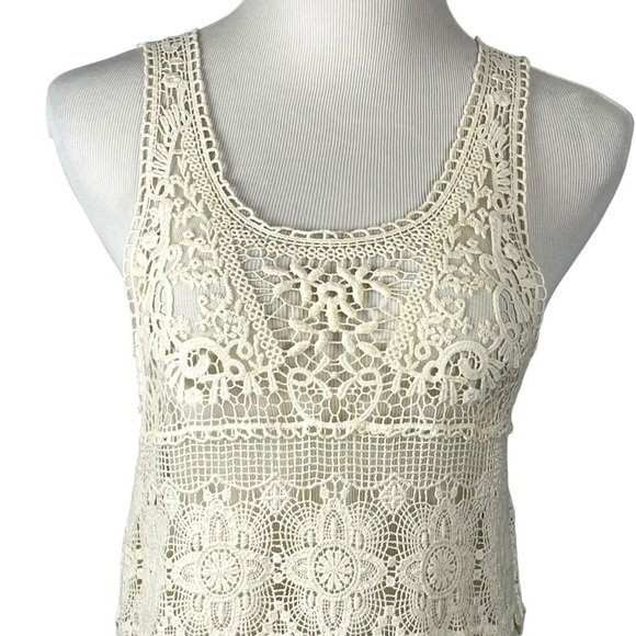 Intimately Free People Crocheted Tank Tunic  Size XS - Picture 6 of 13